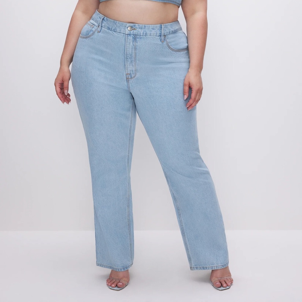 GOOD AMERICAN GOOD‎ ’90s RELAXED COATED JEANS